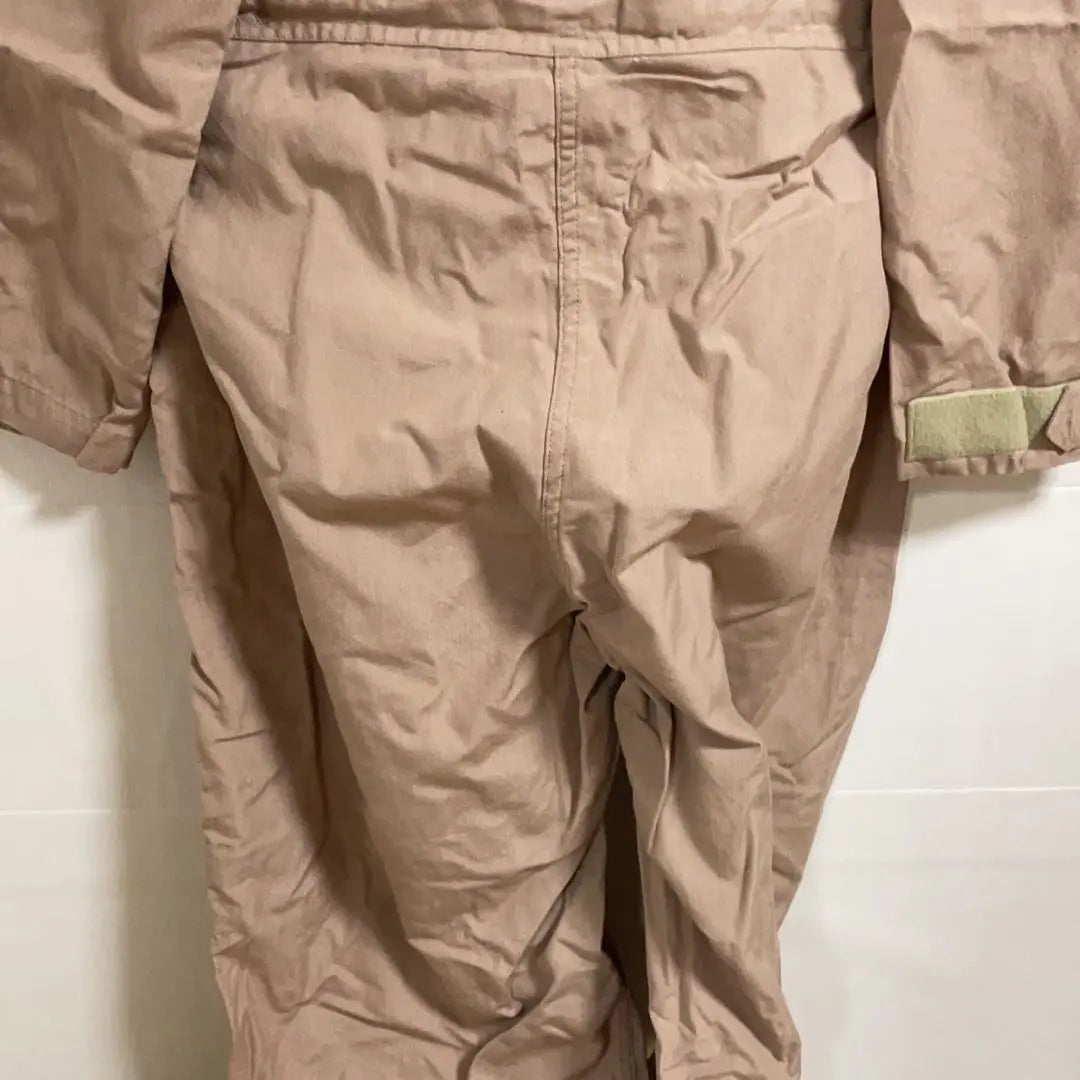 [Y80] Long-sleeved military overalls [46L] Beige