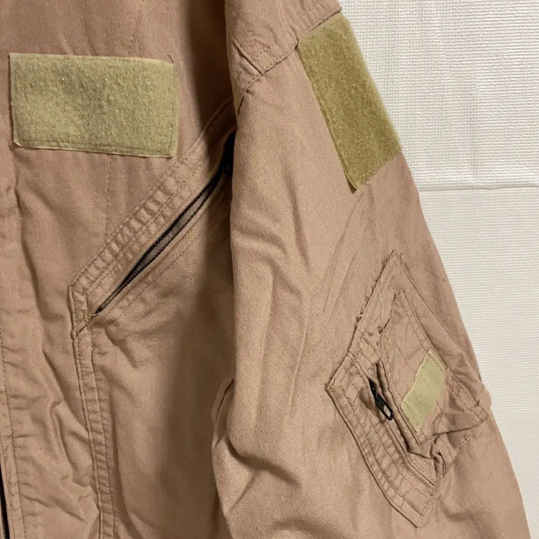 [Y80] Long-sleeved military overalls [46L] Beige