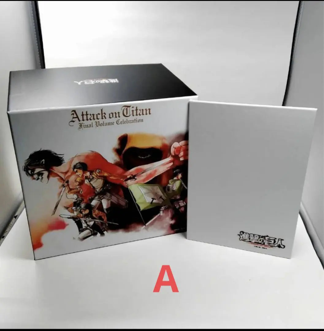 Caja de almacenamiento de cómics de Attack Giant de todos los volúmenes, primera edición y serialización completa, A a C, juego de 3 puntos