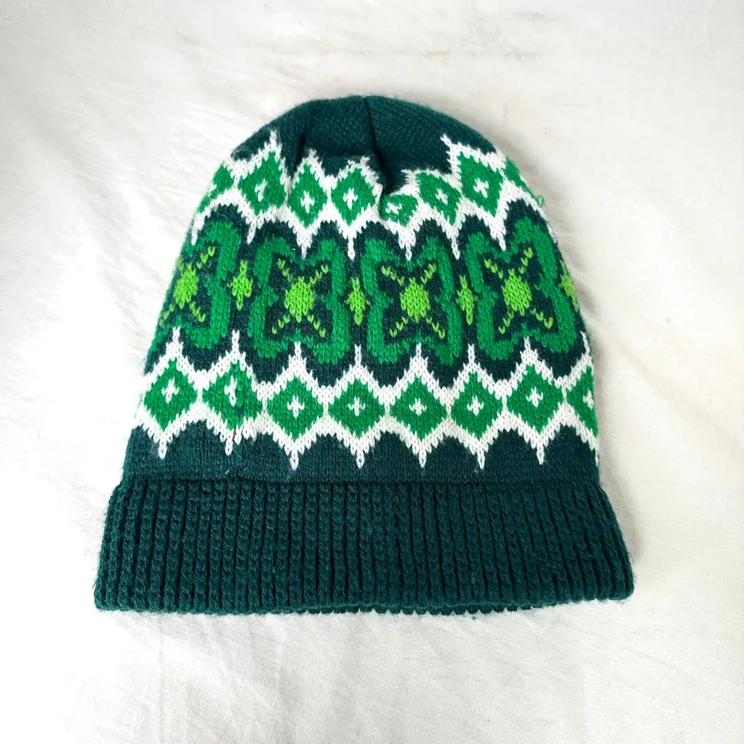 USA 80S WIGWAM Nordic Knit Cap ONE SIZE | USA製 80s Wigwam ノルディック ニット キャップ ONE SIZE