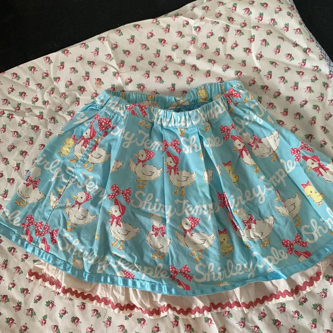 Shirley Temple Chicken Print Skirt