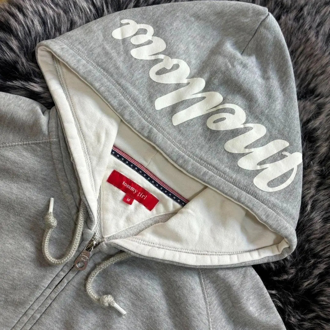 ●【Tommy Girl】Hooded Full Zip Hoodie (M)