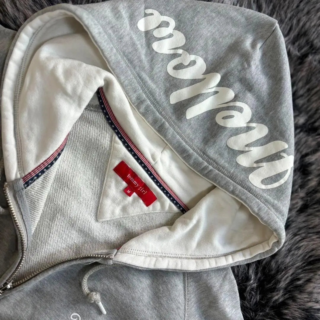 ●【Tommy Girl】Hooded Full Zip Hoodie (M)