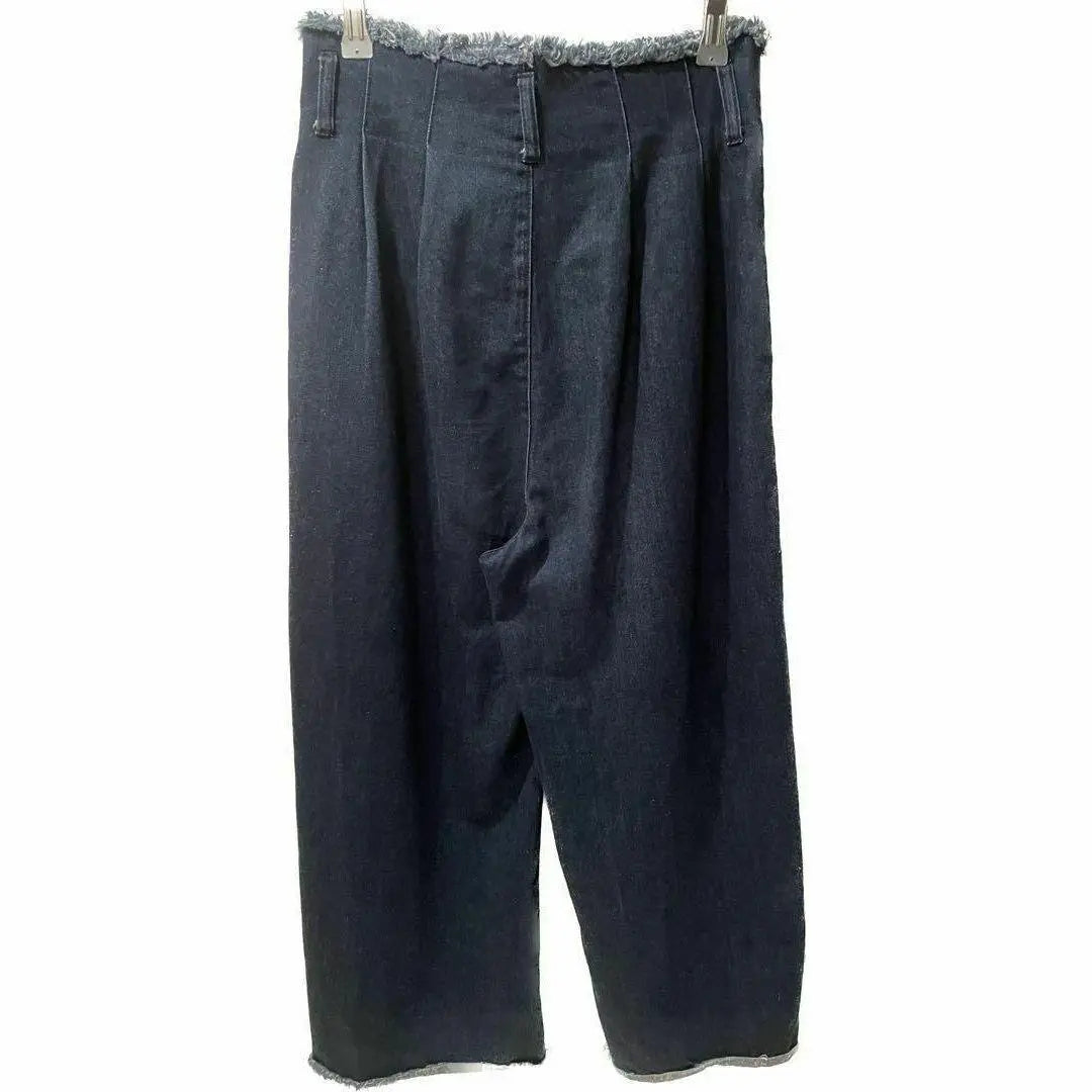 Anonymous shipping Lowry's Farm Denim Wide Pants Blue Women's Bottoms | 匿名配送　ローリーズファーム　デニム　ワイドパンツ　ブルー　レディース　ボトム