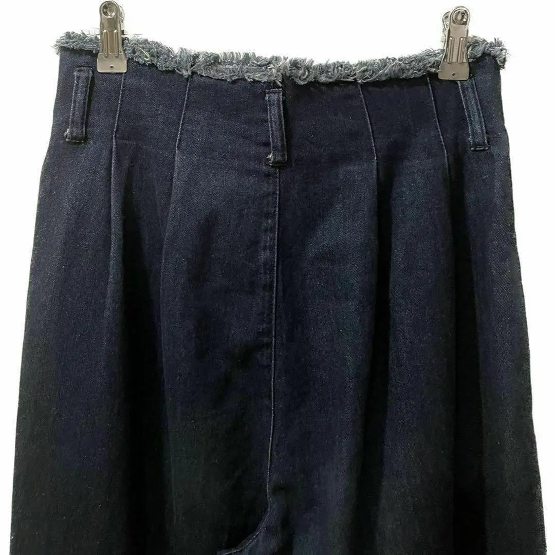 Anonymous shipping Lowry's Farm Denim Wide Pants Blue Women's Bottoms | 匿名配送　ローリーズファーム　デニム　ワイドパンツ　ブルー　レディース　ボトム