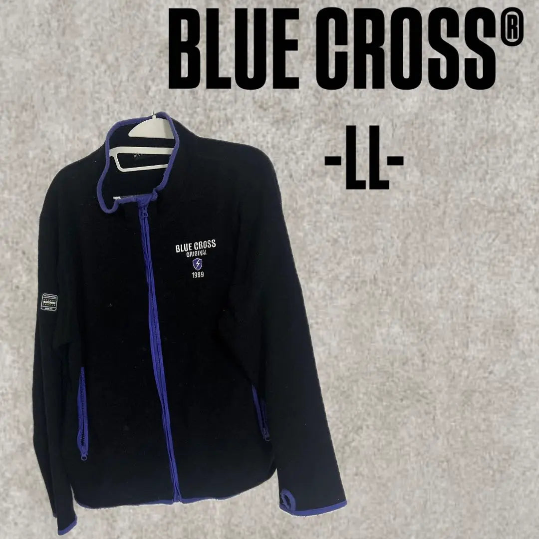 [BLUE CROSS] Blue Cross (LL) Fleece Jacket Black