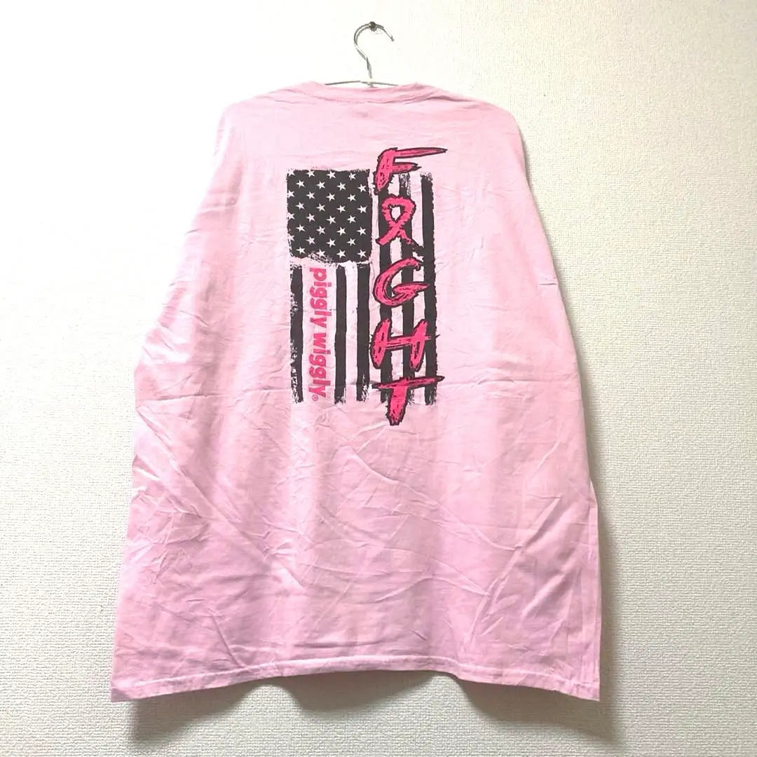 Camiseta ropa usada Piggly Wiggly Gildan Gildan Pink XL | Piggly Wiggly GILDAN ギルダン ピンク XL古着 Tシャツ