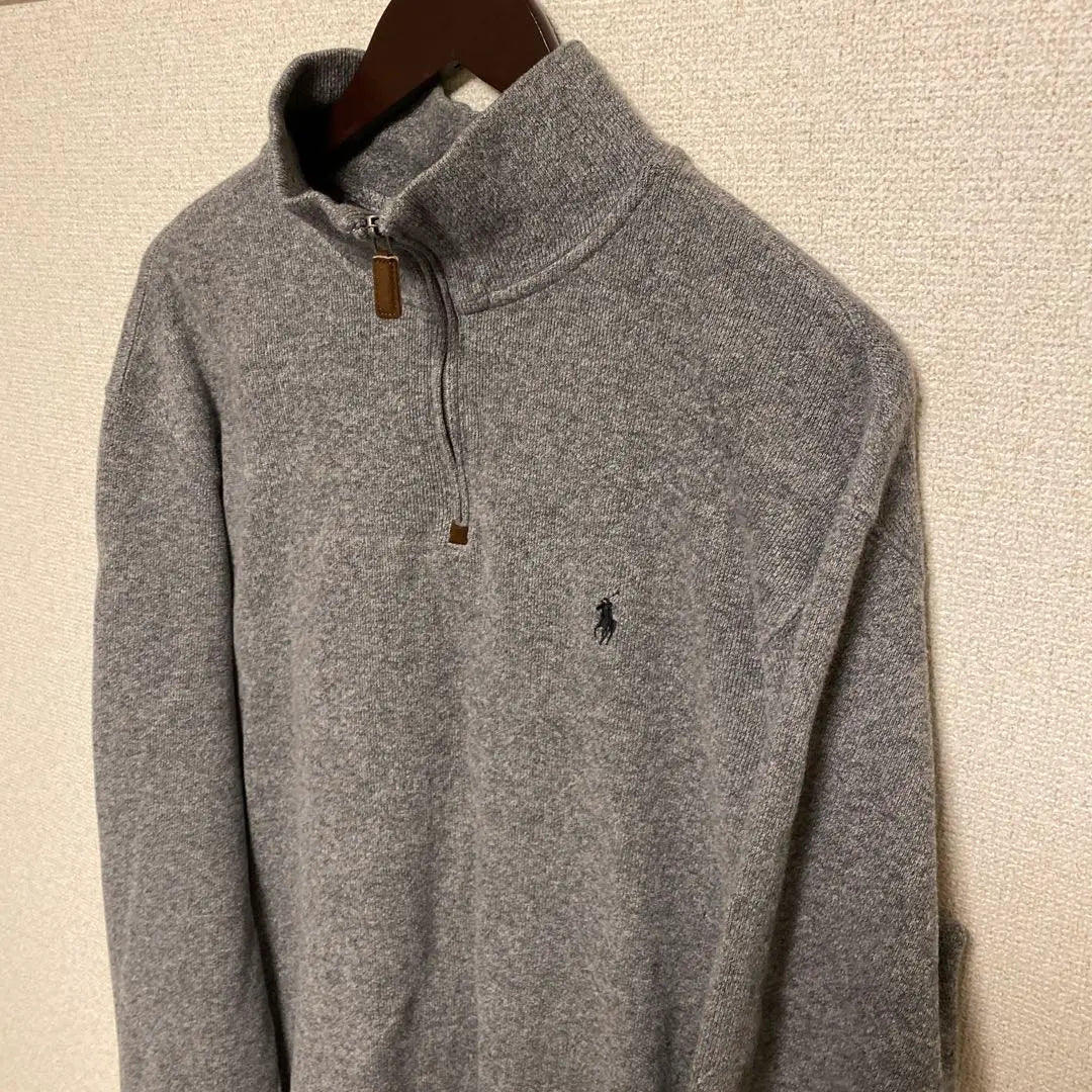 Polo Ralph Lauren Half Zip Knit Gray L