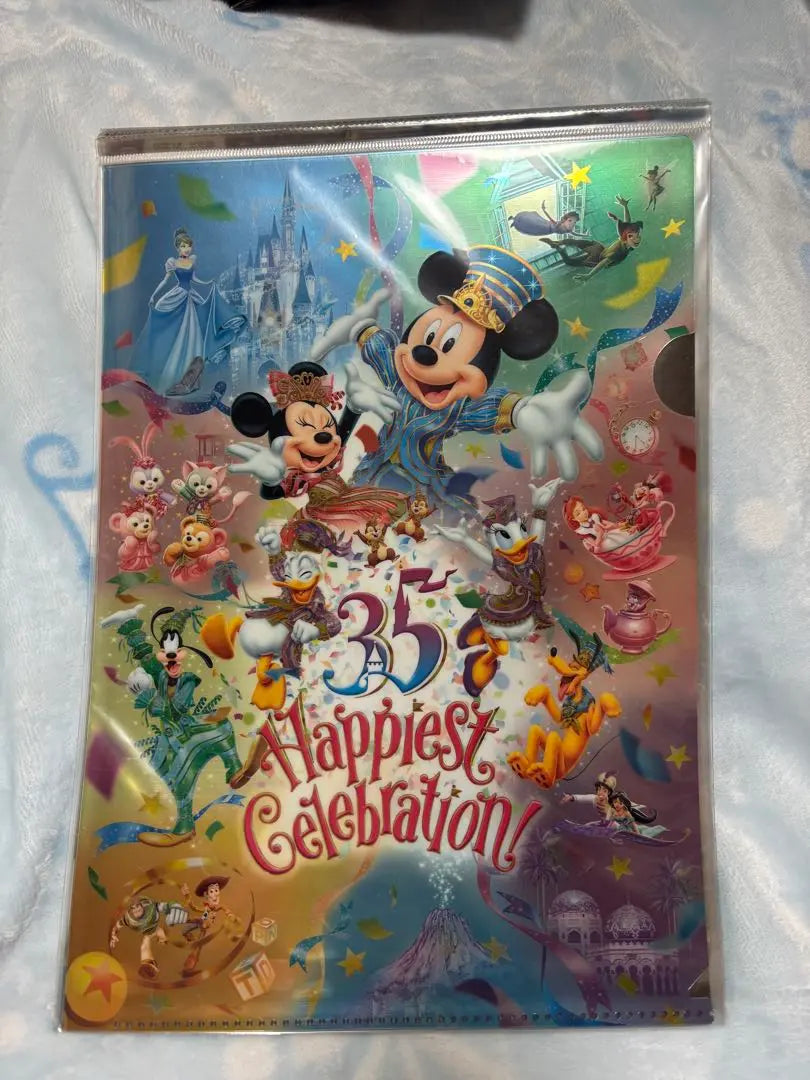 [New] Tokyo Disneyland 35th Happiest Clear File 8 Sets