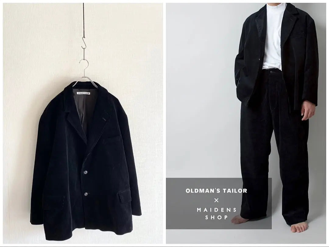 CHAQUETA GRANDE A MEDIDA OLDMAN'S TAILOR 黒 40 | CHAQUETA GRANDE A MEDIDA OLDMAN'S TAILOR 黒 40