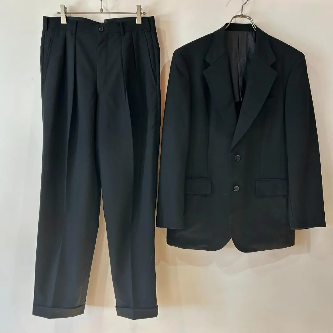 Pantalones de traje para hombre Takeo Kikuchi Setup Negro M