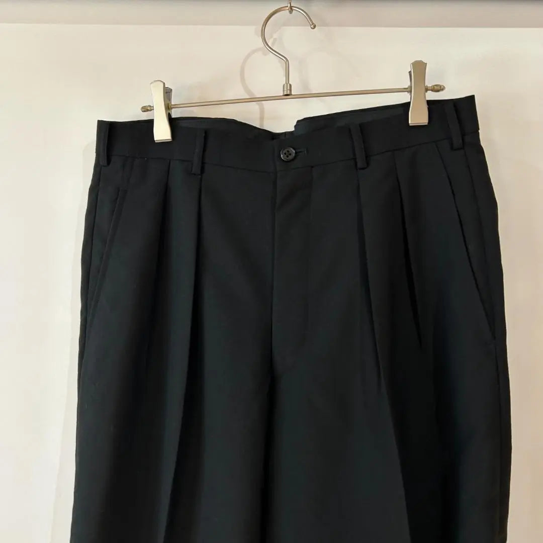 Pantalones de traje para hombre Takeo Kikuchi Setup Negro M