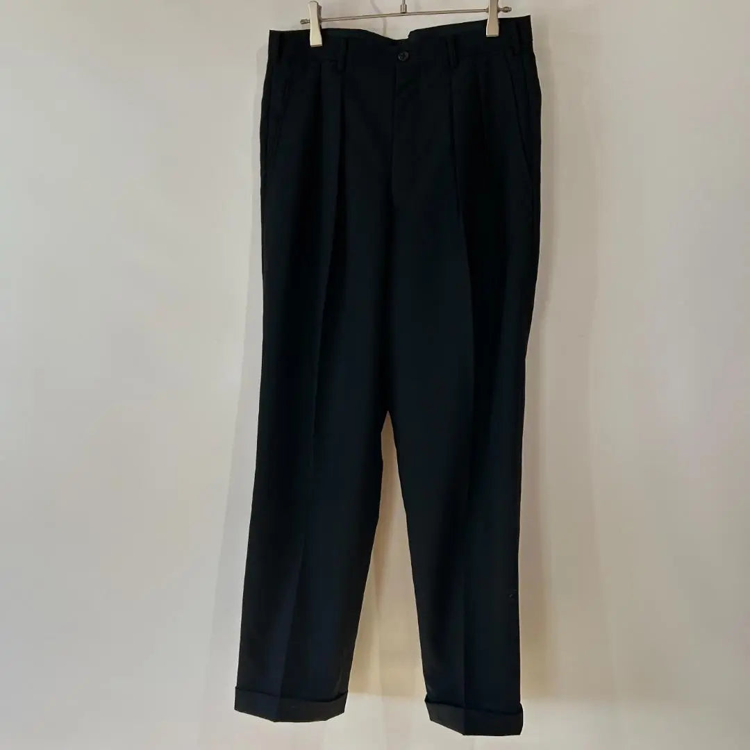 Pantalones de traje para hombre Takeo Kikuchi Setup Negro M