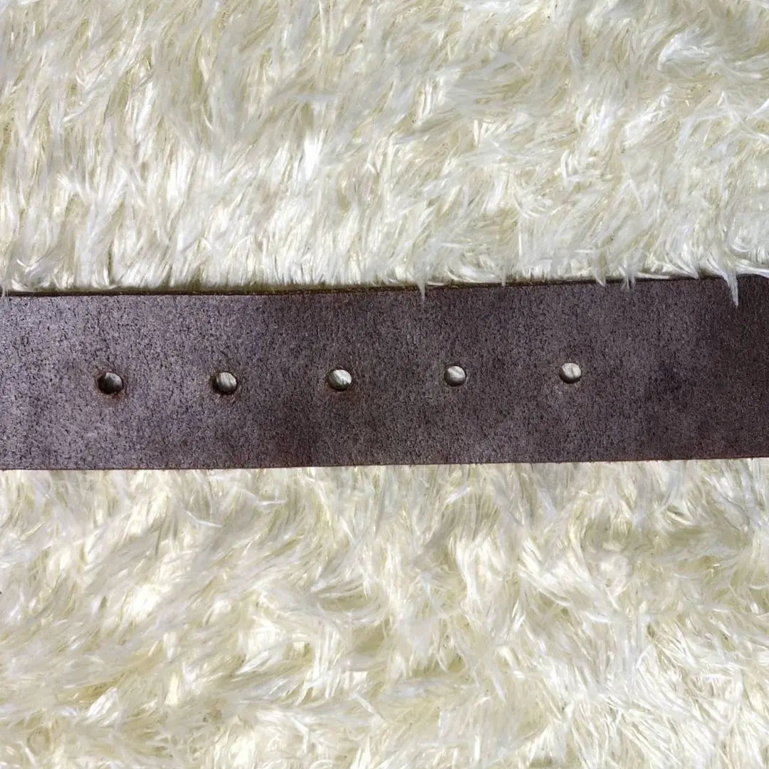 ralph lauren leather belt brass engraving