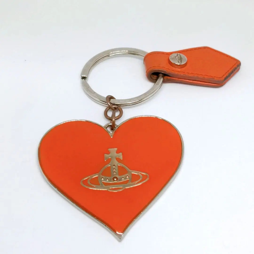 Vivienne Westwood Mirror Heart Orb Keychain Keyring