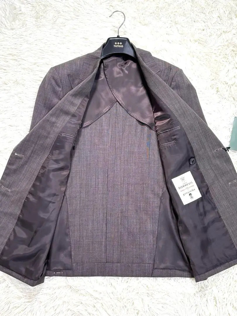 [Unused] Five -continent Tailored Jacket Dormel Double Breast Brown L