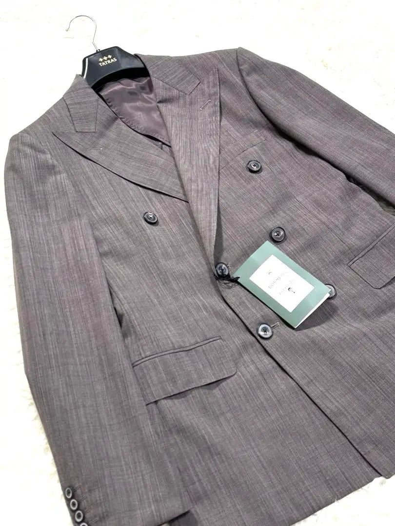 [Unused] Five -continent Tailored Jacket Dormel Double Breast Brown L