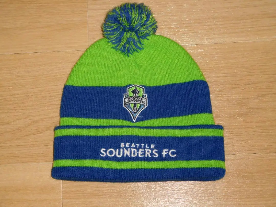 Seattle Sanders Soccer Beanie Knitted Hat, One Size Budweiser