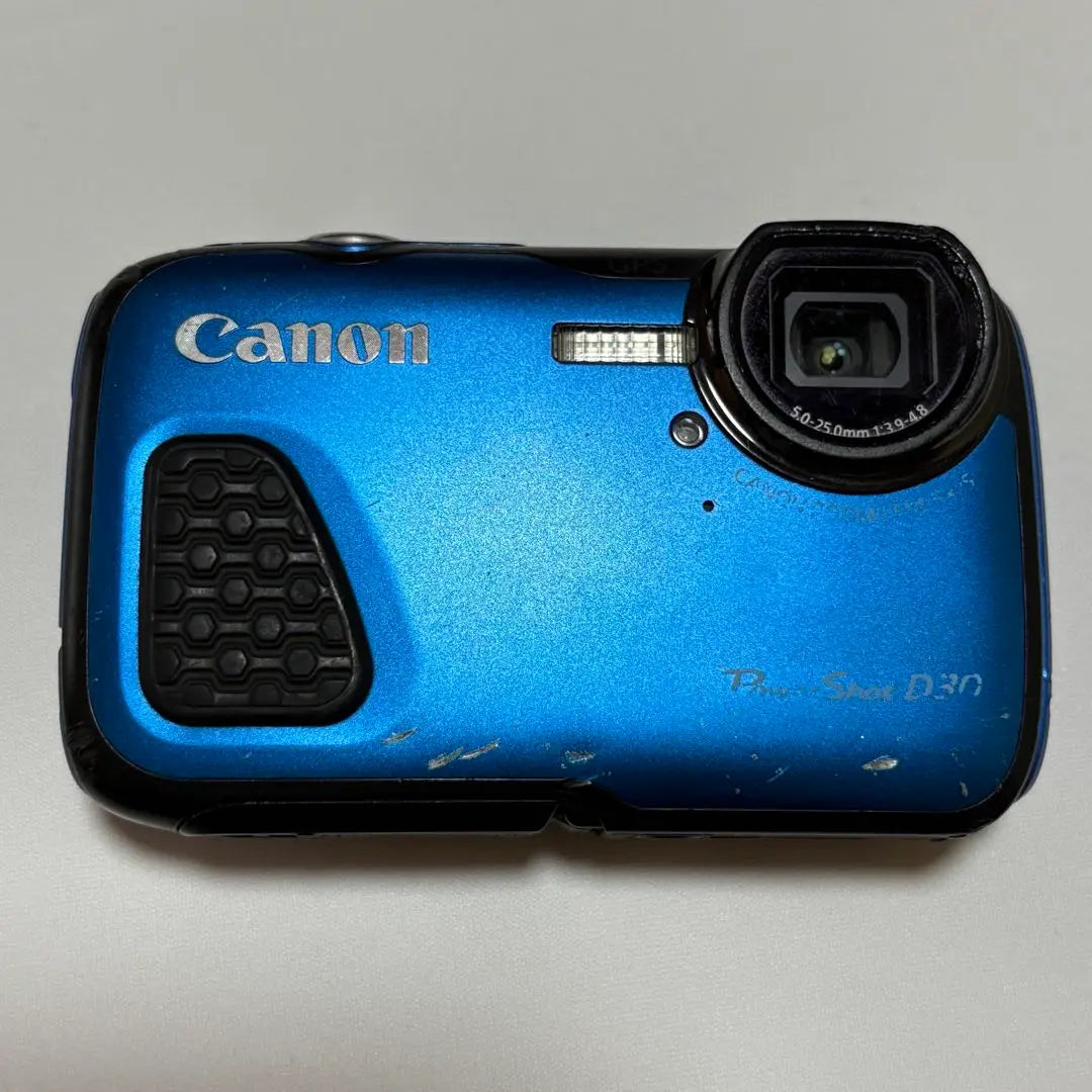 ★Waterproof★CANON Power Shot D30 Digital Camera Blue with SD Card