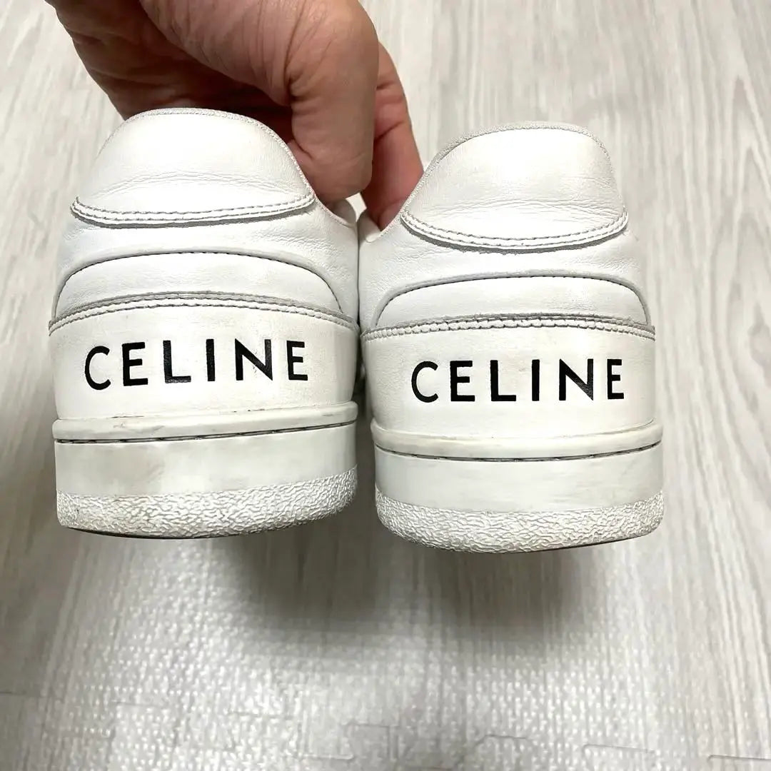 [Seguro genuino] 22SS Precio 120,000 Celine Zapatillas con logo de Celine | 【確実正規品】22SS 定価12万 CELINE セリーヌ ロゴ スニーカー