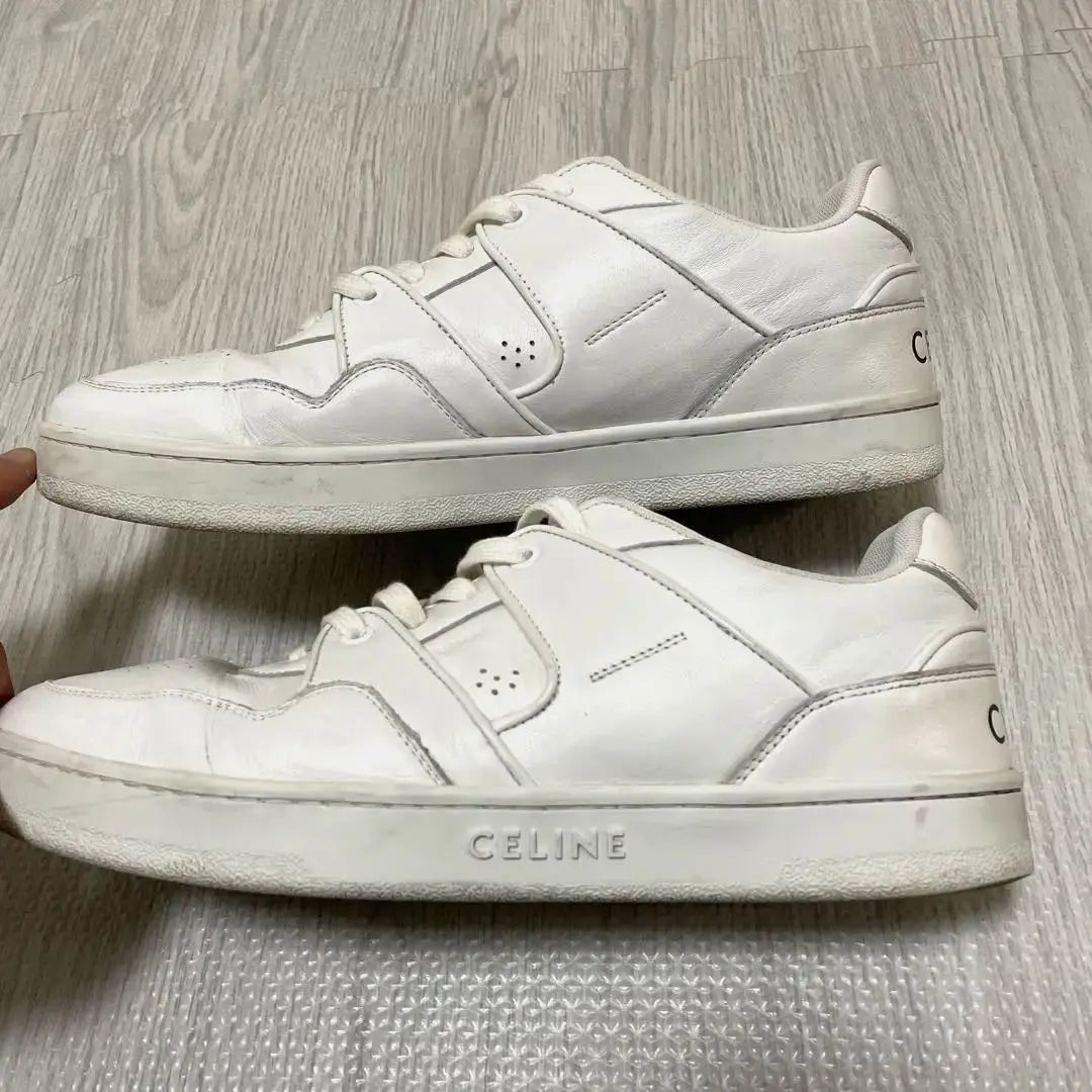 [Seguro genuino] 22SS Precio 120,000 Celine Zapatillas con logo de Celine | 【確実正規品】22SS 定価12万 CELINE セリーヌ ロゴ スニーカー