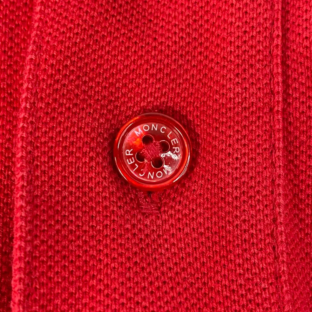 Moncler MONCER Maria Polomanica Corta Polo Shirt XXL