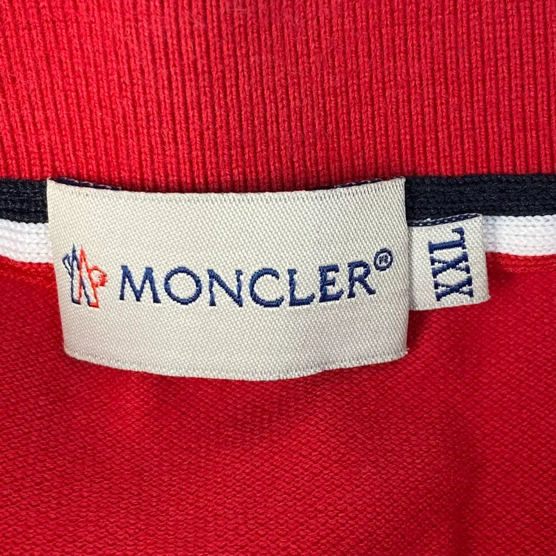 Moncler MONCER Maria Polomanica Corta Polo Shirt XXL