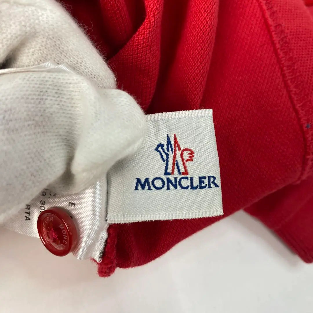 Moncler MONCER Maria Polomanica Corta Polo Shirt XXL