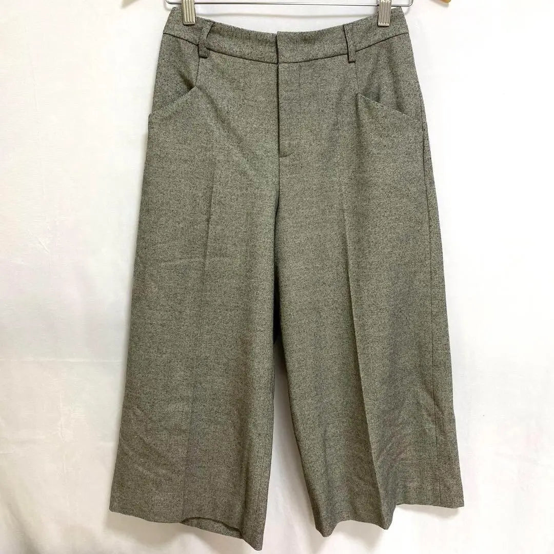 [Senseys] Pantalones Gaucho Pantalones [M] Ancho Liso Simple