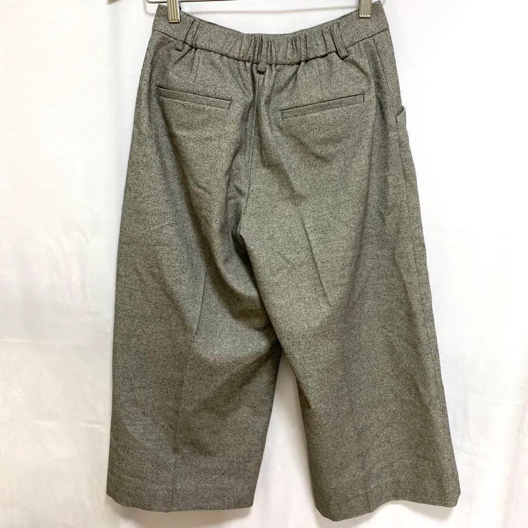 [Senseys] Gaucho Pants Trousers [M] Wide Plain Simple