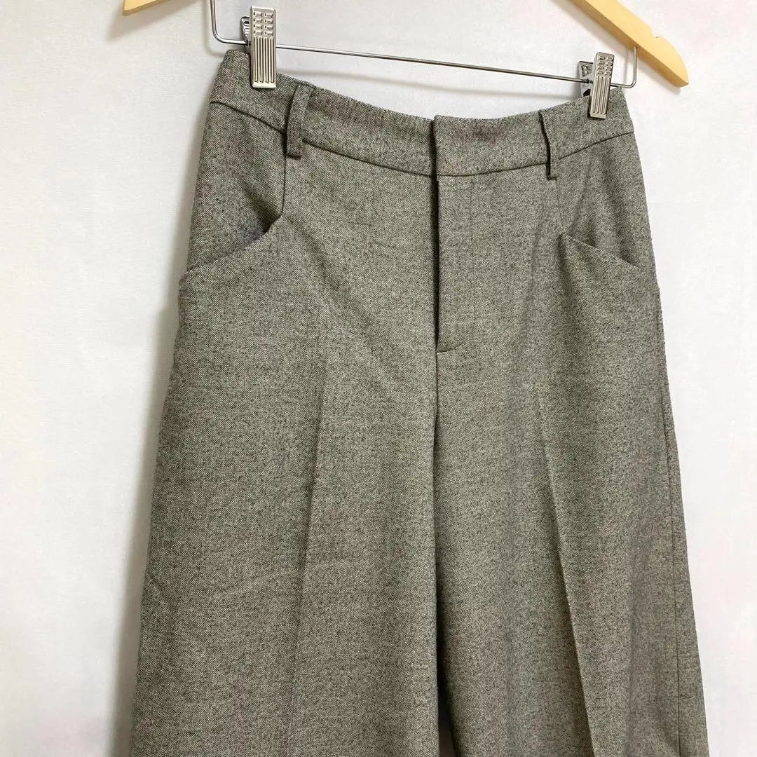 [Senseys] Gaucho Pants Trousers [M] Wide Plain Simple