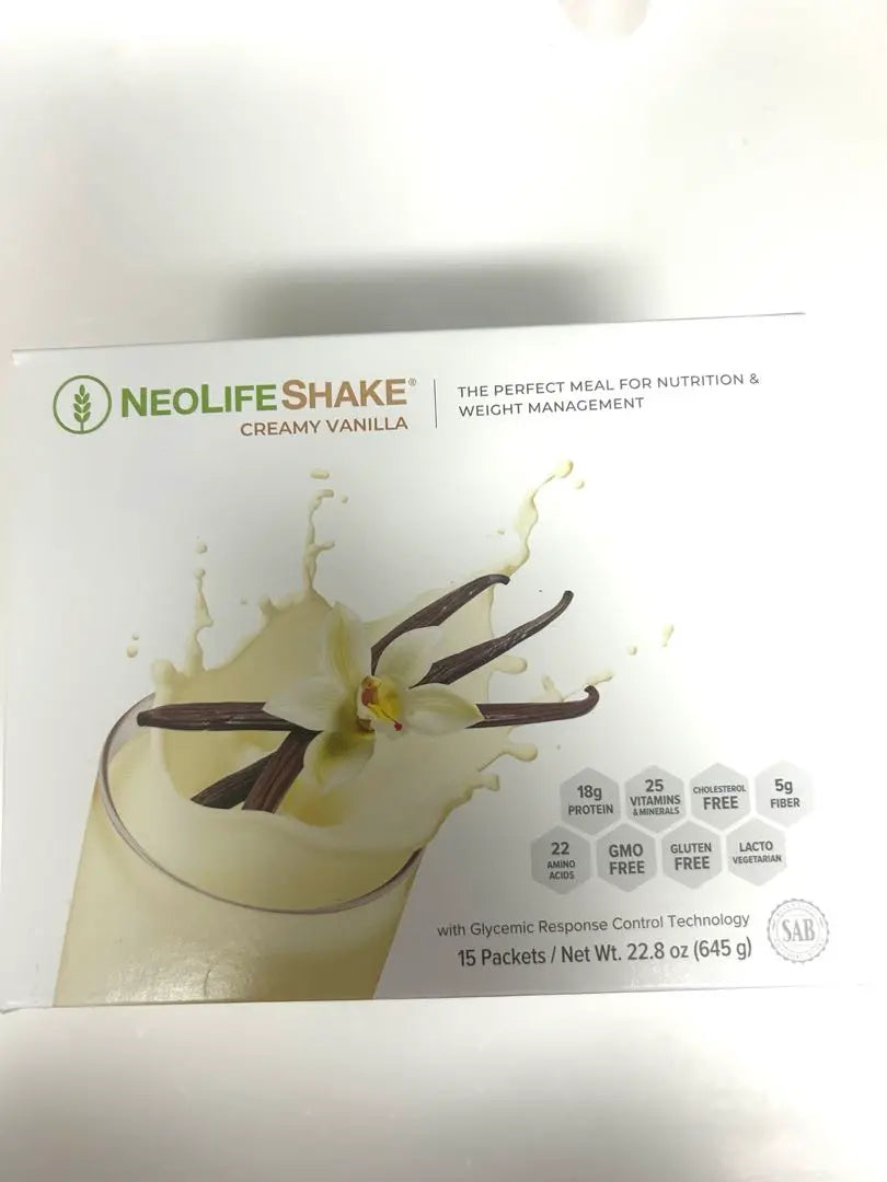 Neolife Shake 1 box Vanilla flavor Nutritional food