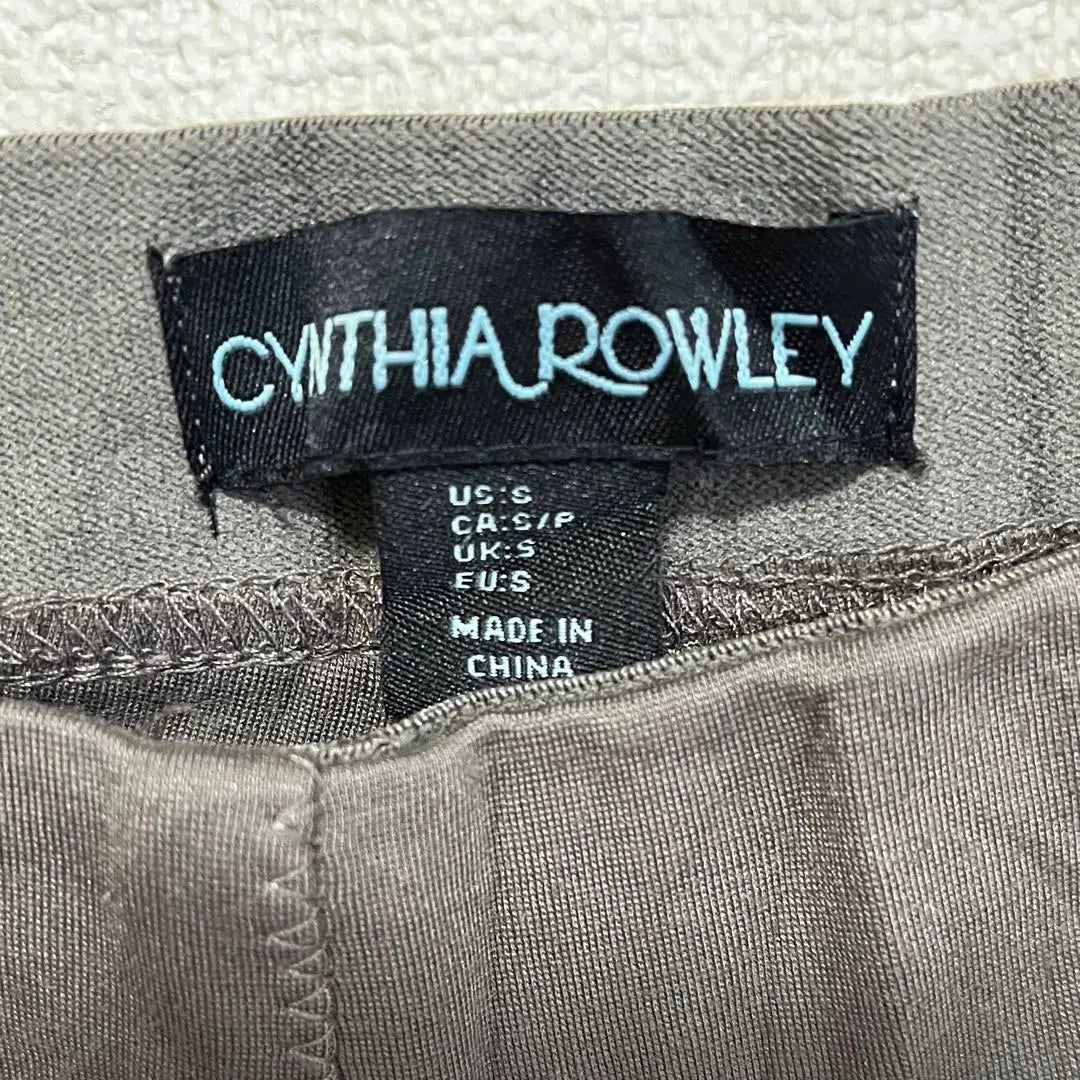 ★ CYNTHIA ROWLEY★ Pantalones casuales S gris carbón