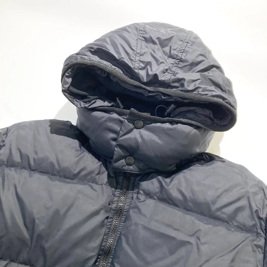 [Good condition] MONCLER down jacket brown tag BAZILLE dark gray