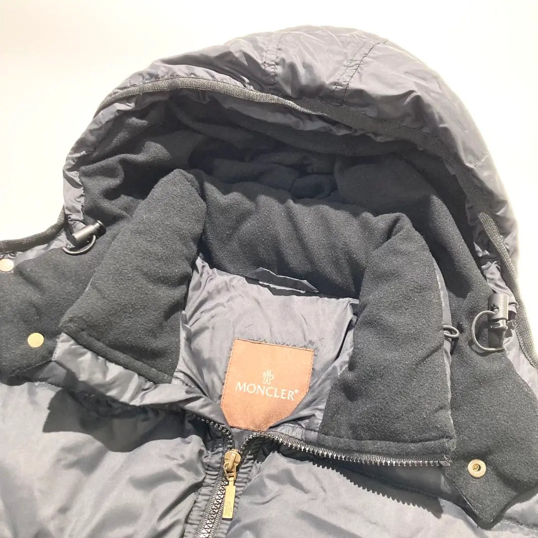 [Good condition] MONCLER down jacket brown tag BAZILLE dark gray