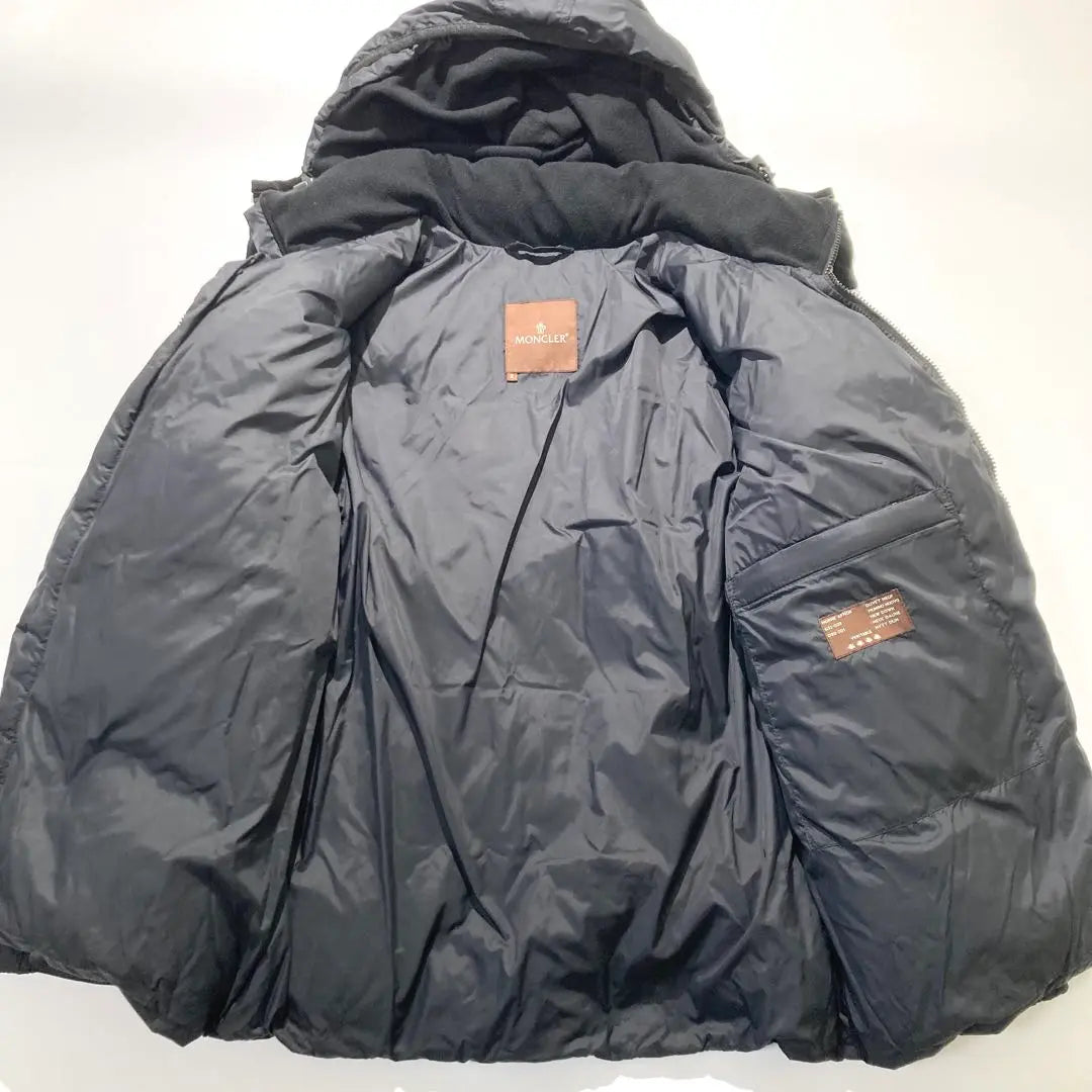 [Good condition] MONCLER down jacket brown tag BAZILLE dark gray