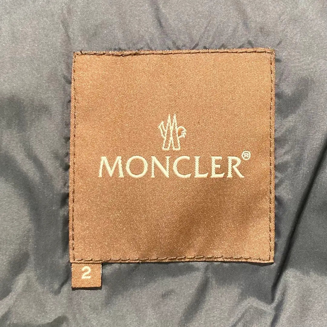 [Good condition] MONCLER down jacket brown tag BAZILLE dark gray