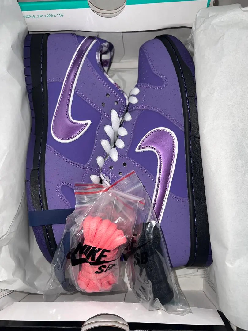 SB DUNK LOW , PURPLE LOBSTER