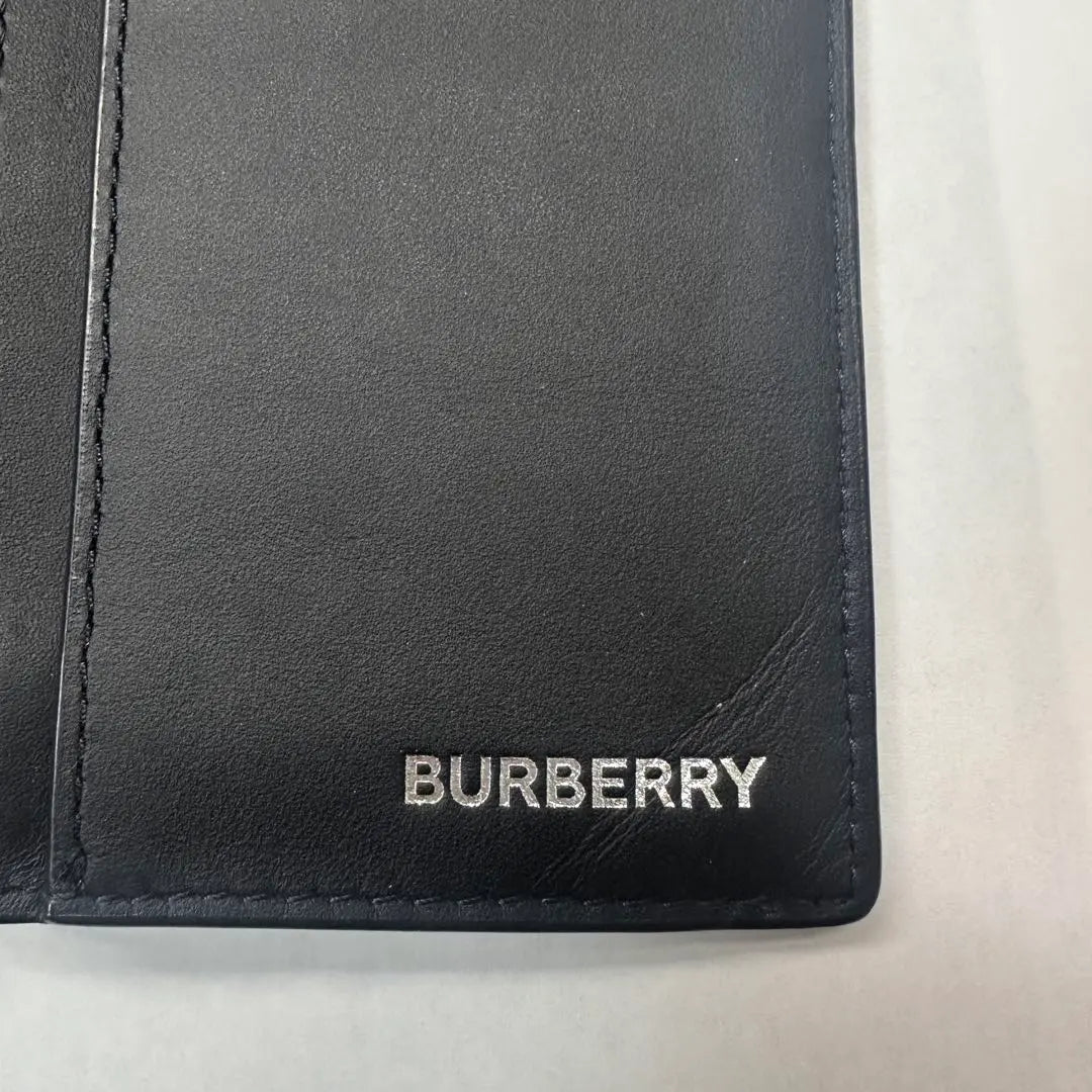 New Burberry Long Wallet Nova Check London Check Black