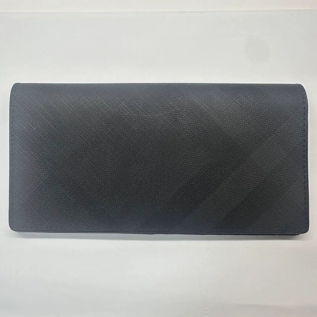 New Burberry Long Wallet Nova Check London Check Black