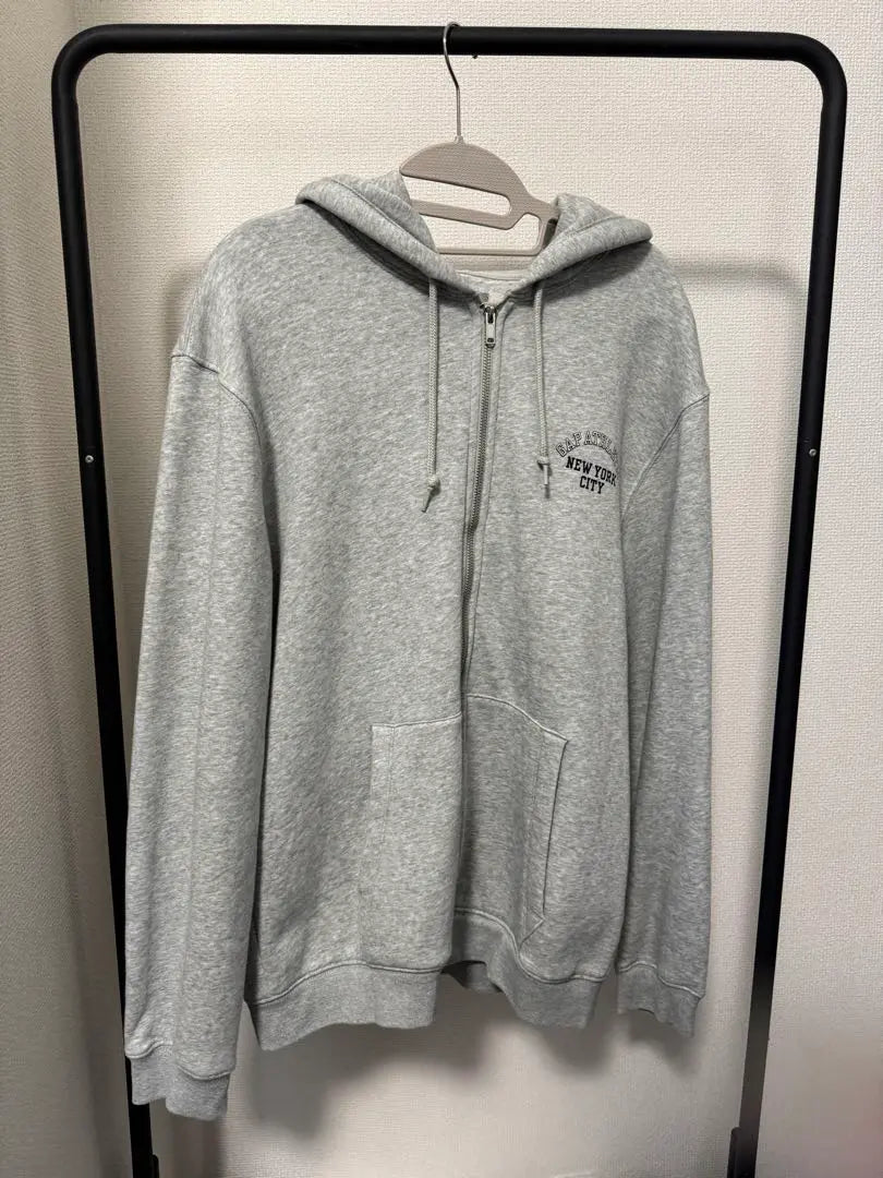 GAP ATHLETIC Grey Full Zip Hoodie