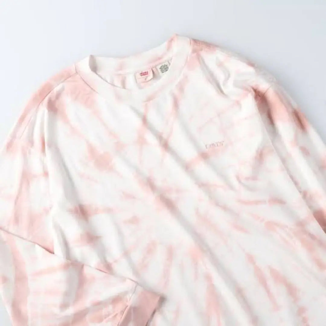 Camiseta larga tie dye rosa de LEVI'S