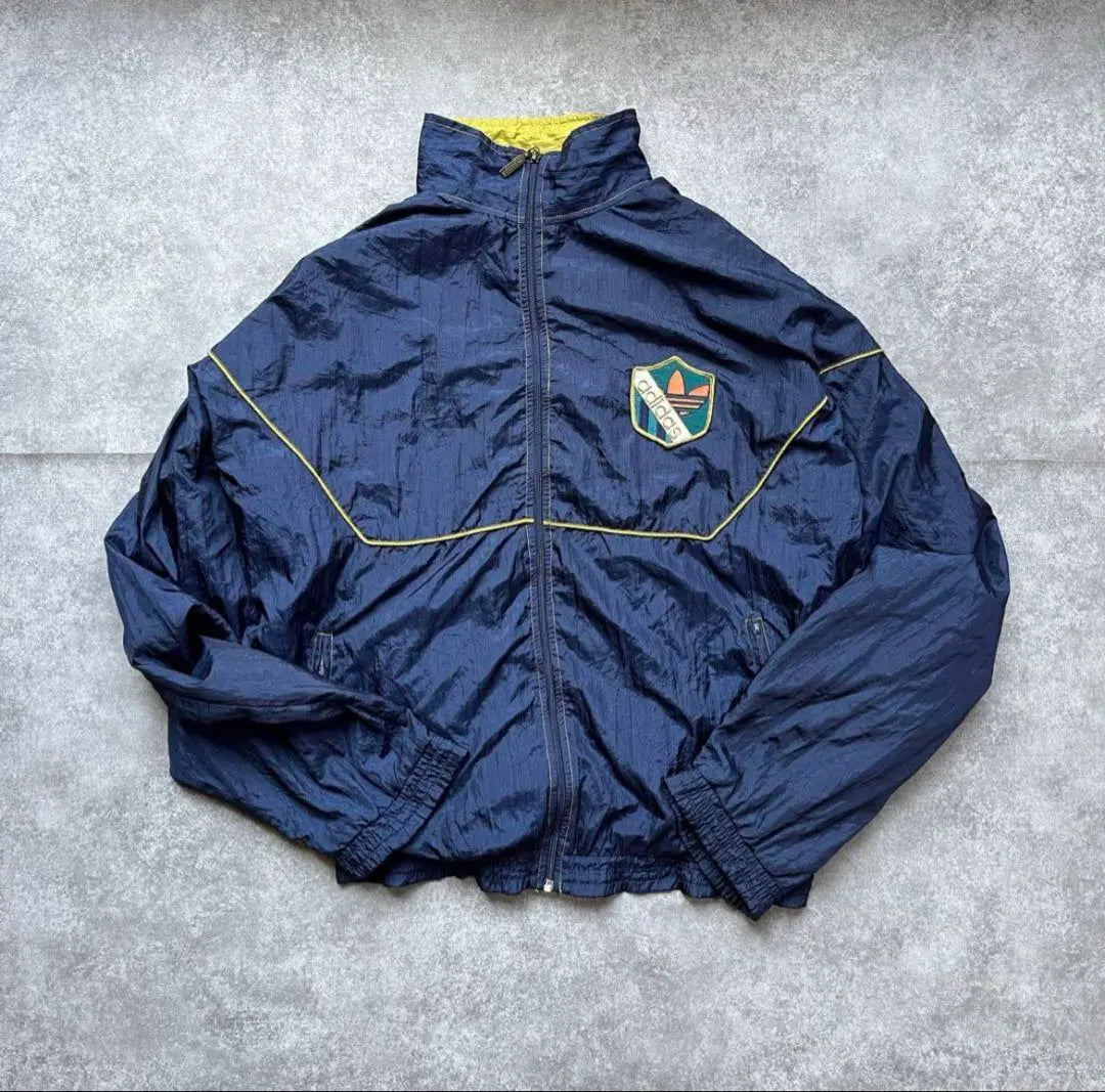 [90s] adidas zip up nylon jacket OLD