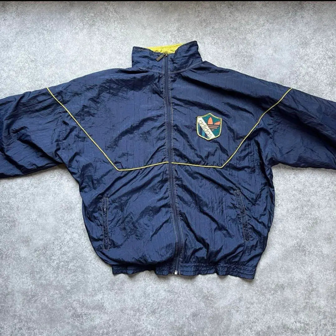 [90s] adidas zip up nylon jacket OLD