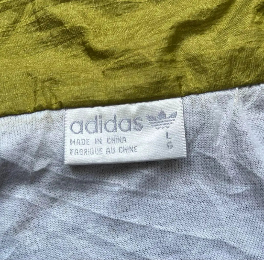 [90s] adidas zip up nylon jacket OLD