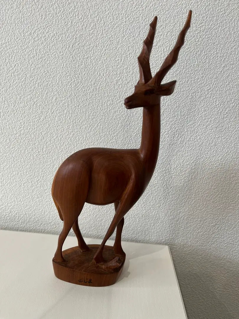 Deer ornament, wood carving