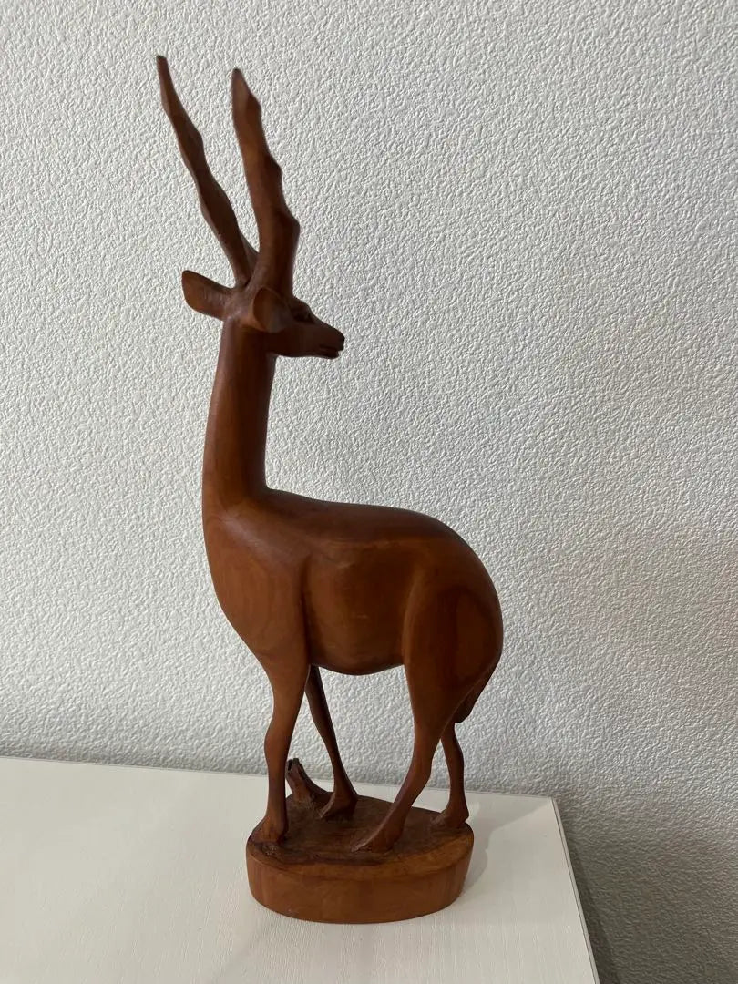 Deer ornament, wood carving