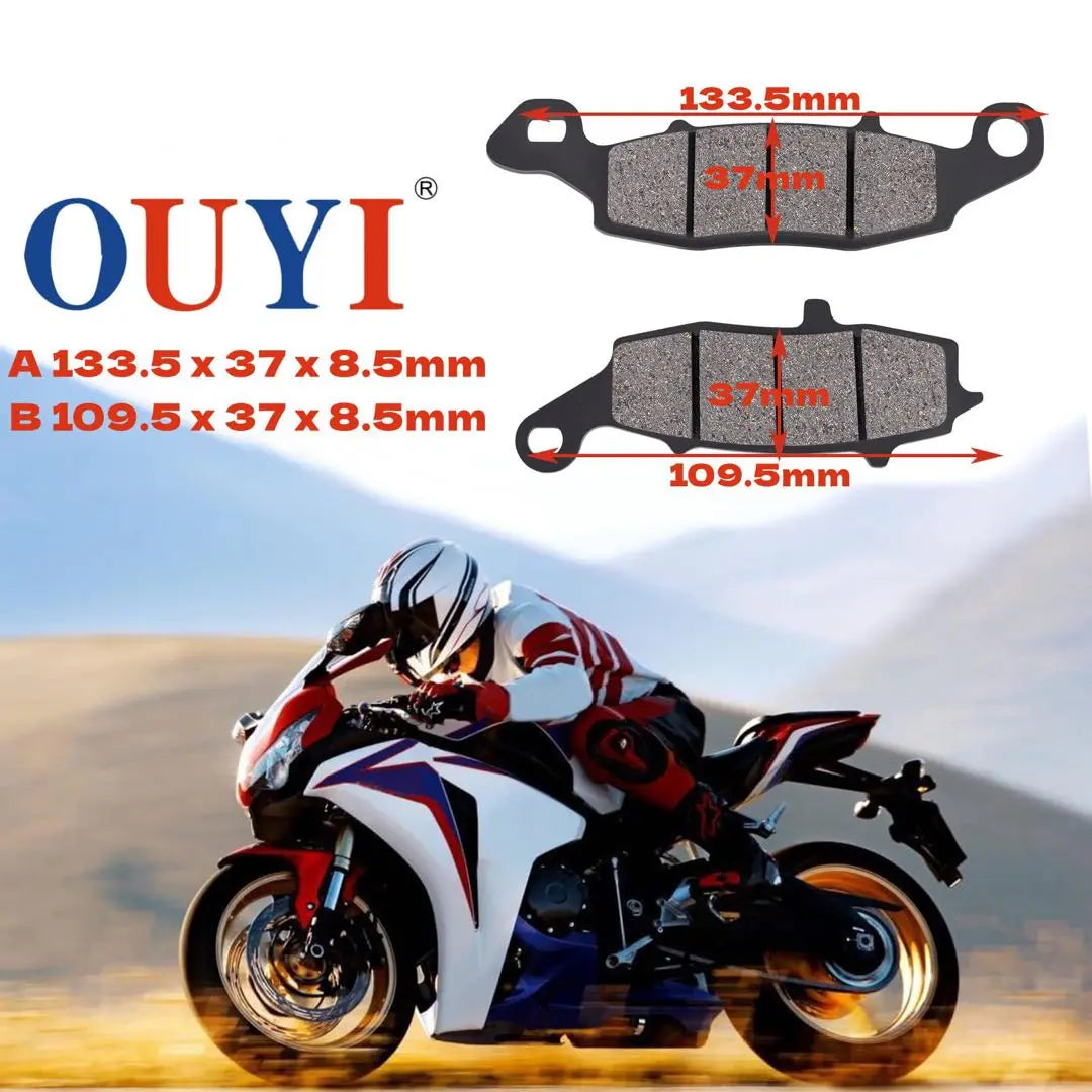 OUYI Bike Brake Pad Sememetal Front Applicable model Suzuki