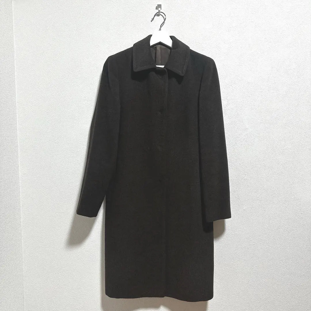 《K.T KIYOKO TAKASE》 (M) Long coat Angora wool