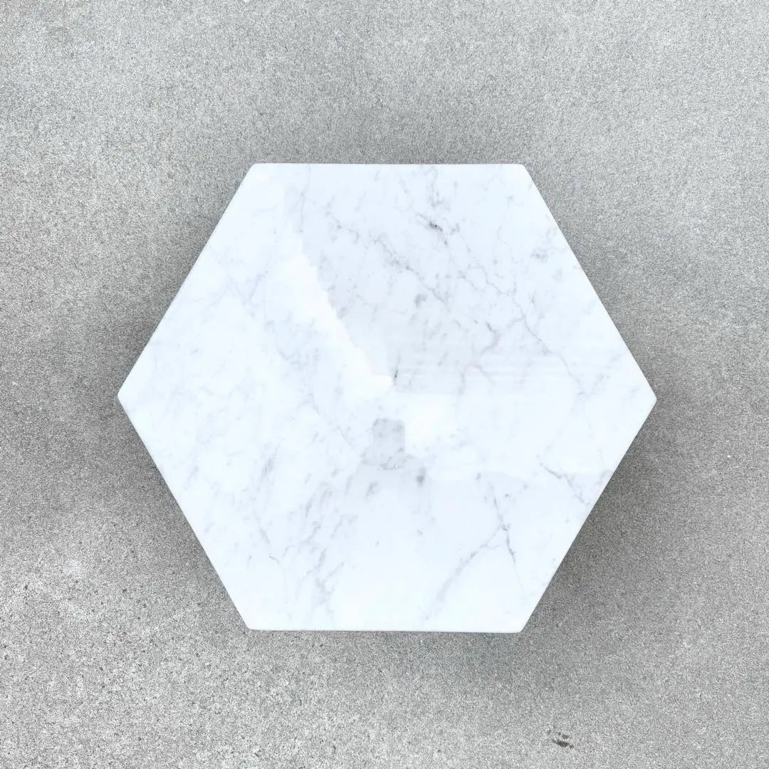 Armonia Side Table Sofa Table Coffee Table Natural Marble Hexagonal ①